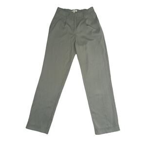 Max Studio Women's Pants - High Rise Straight - Meadow Green - Size XS